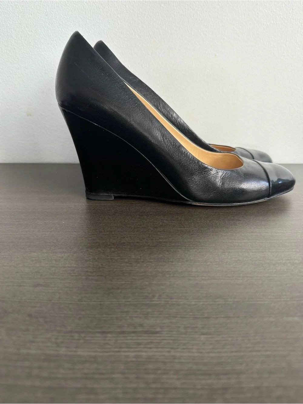 Kate Spade | Kate Spade Shoes Size 9.5 Kate Spade Wedge with Patent Leather Toe